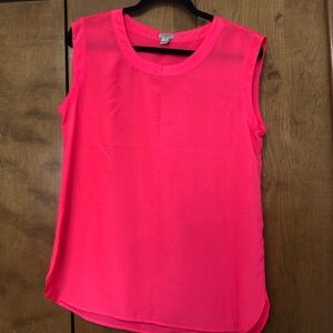 J. Crew Neon Pink Tank Top